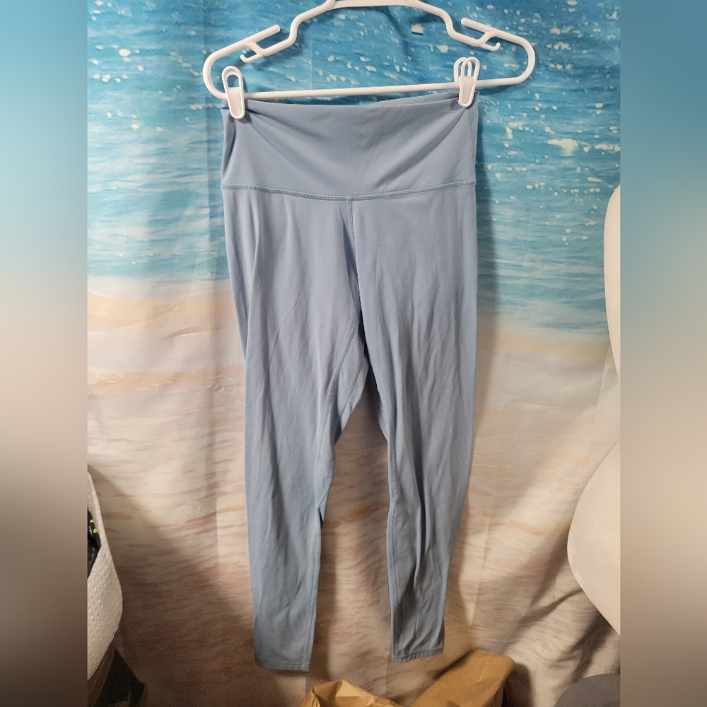 Colorfulkoala‎ Light Blue Ladies Leggings Size Large